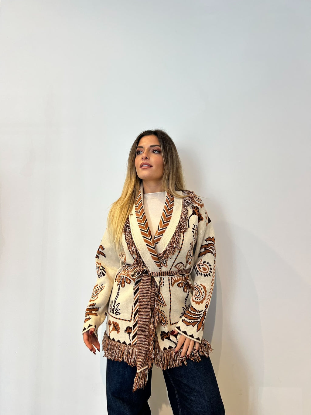 Pre order cardigan Cervinia beige