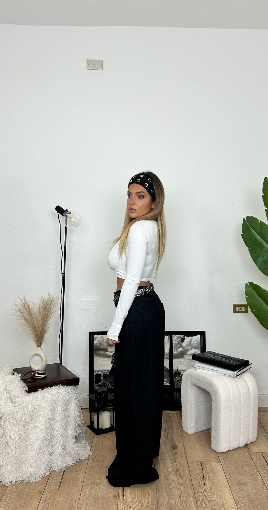 Top PRISCILLA - bianco