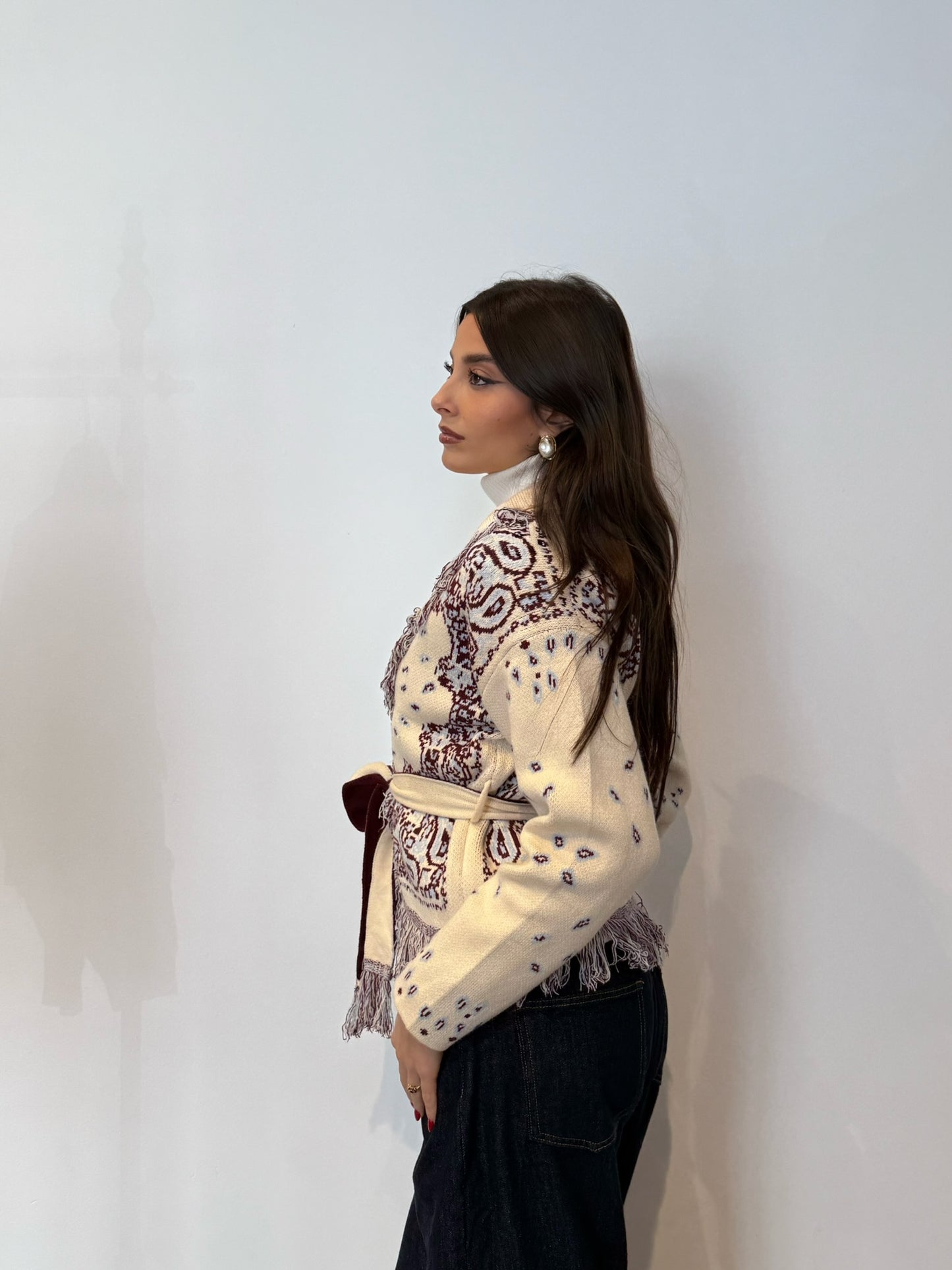 Pre order Cardigan St.Moritz corto panna