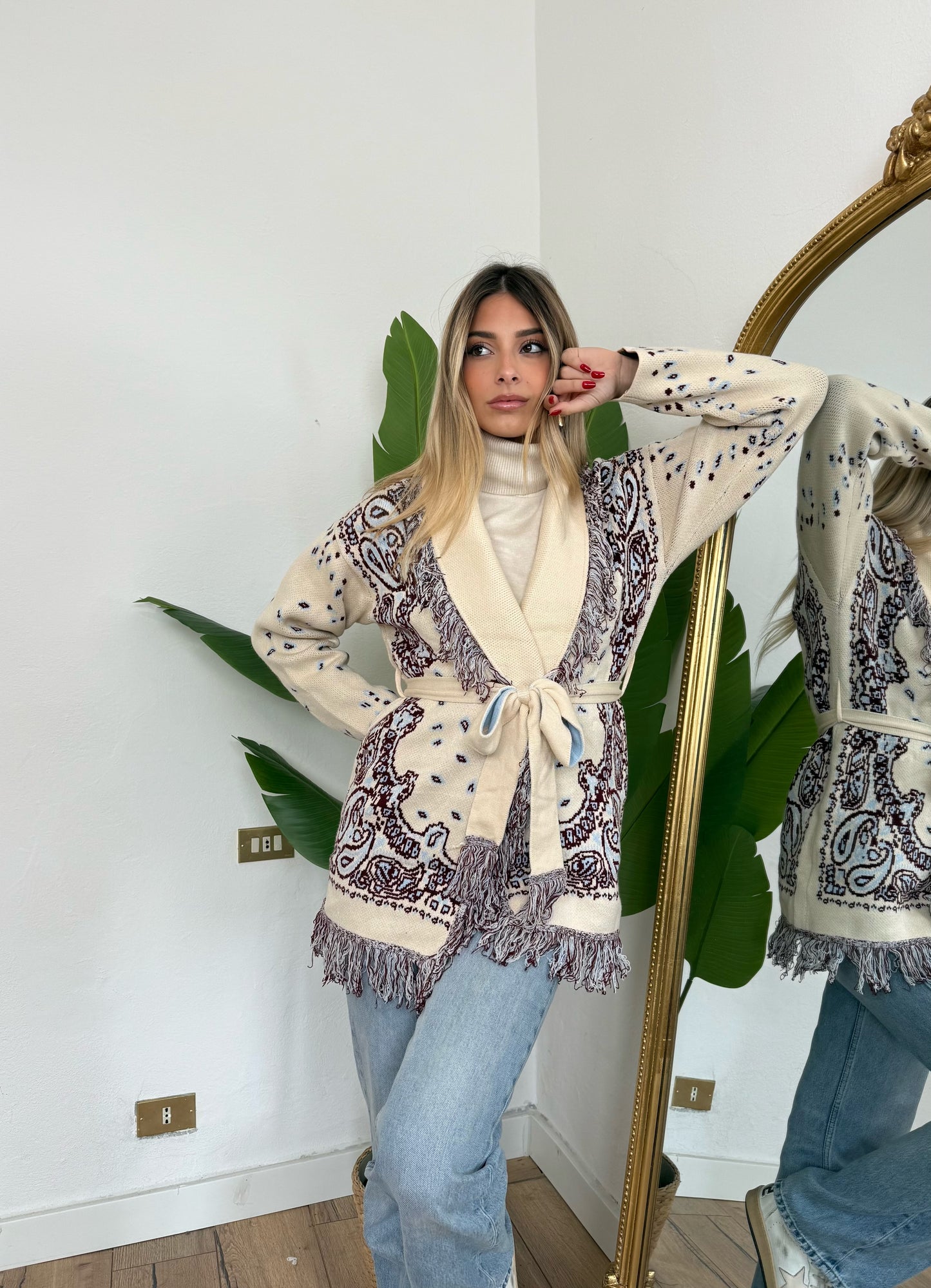 Pre-order Cardigan St.Moritz Panna