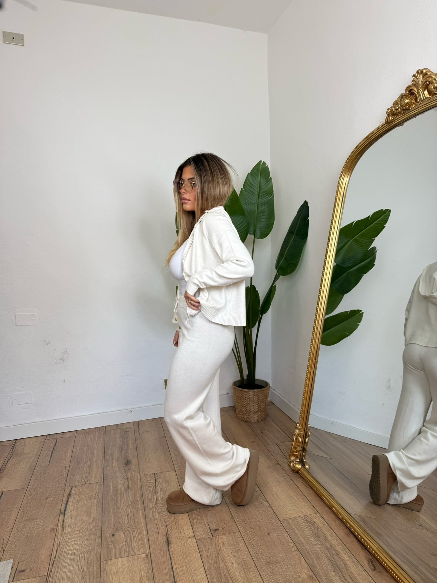 Coordinato Zip panna