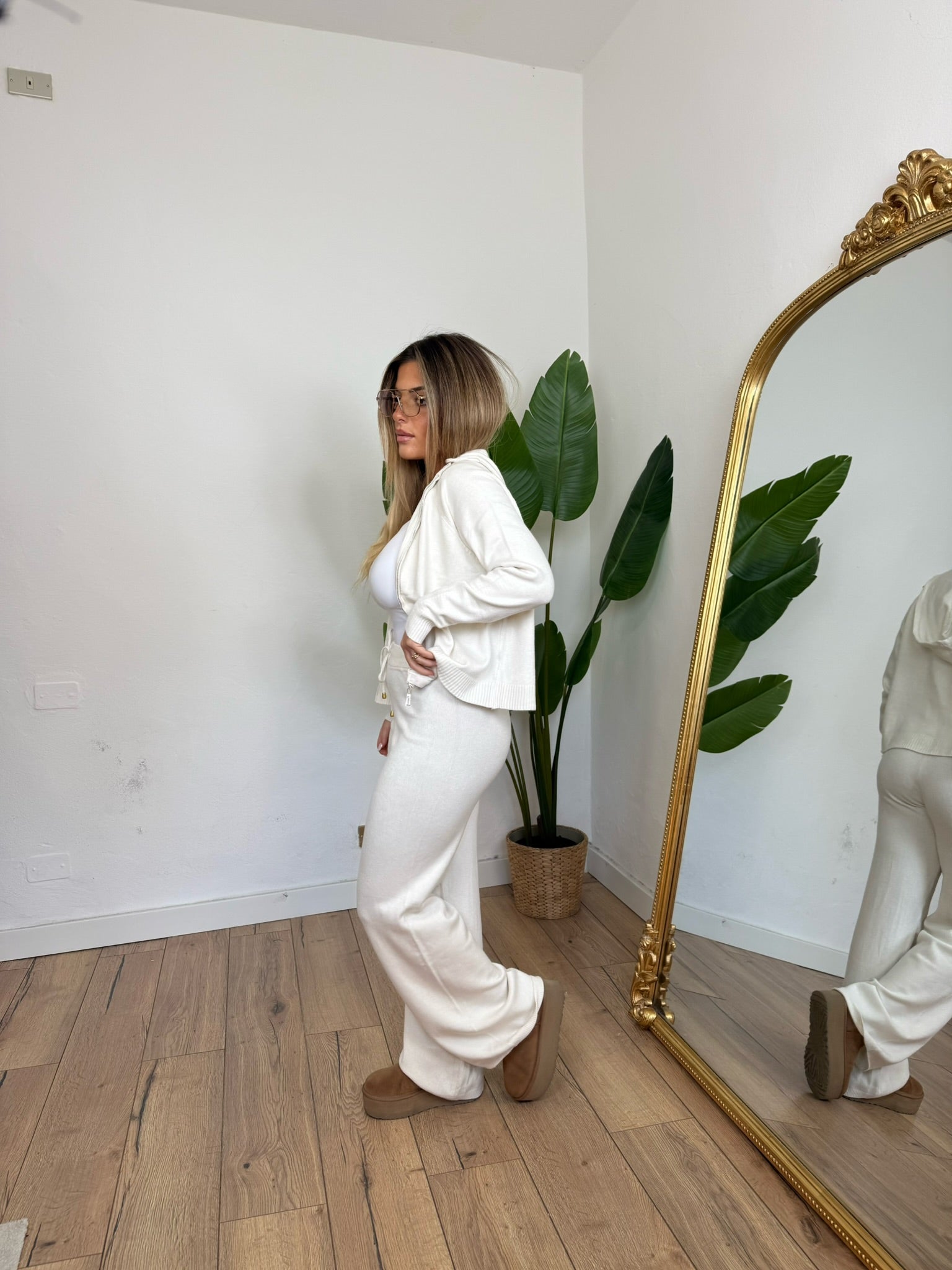 Coordinato Zip panna