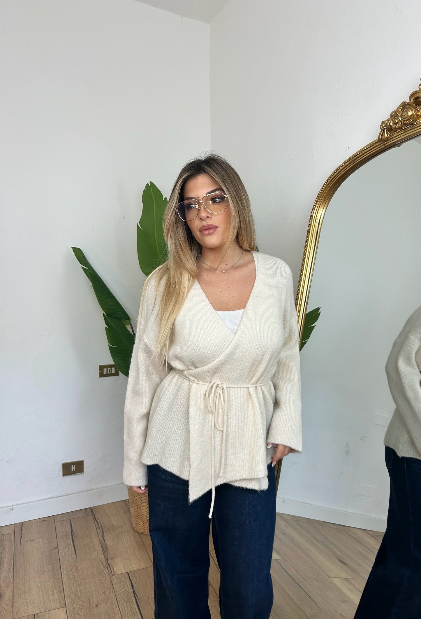 Cardigan Lily bianco