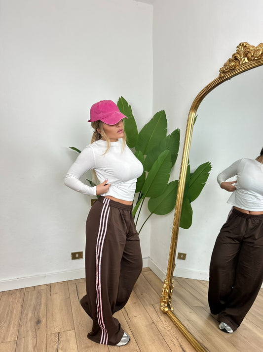 Pantalone Street marrone