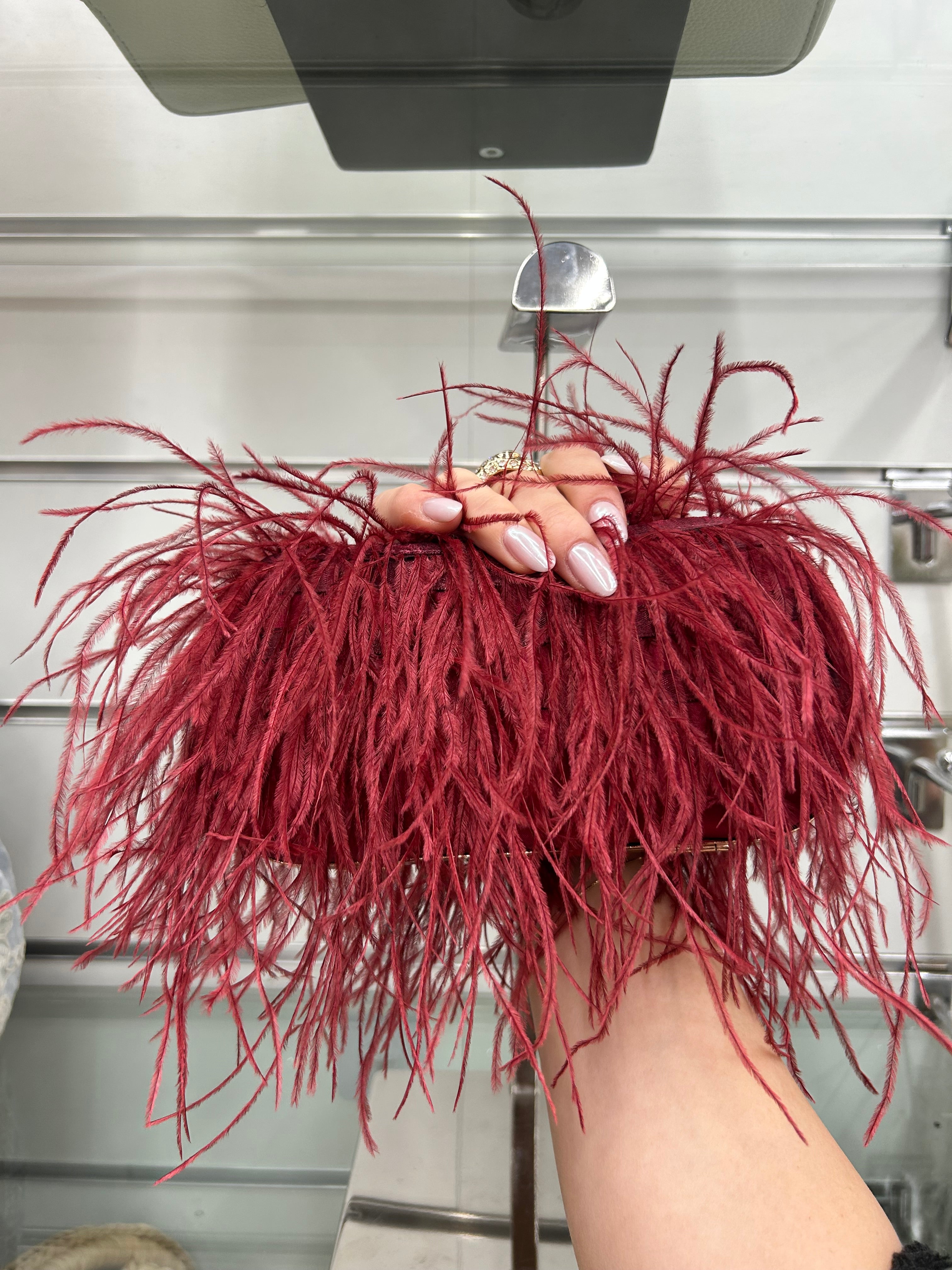 Pochette LUXURY - bordeaux