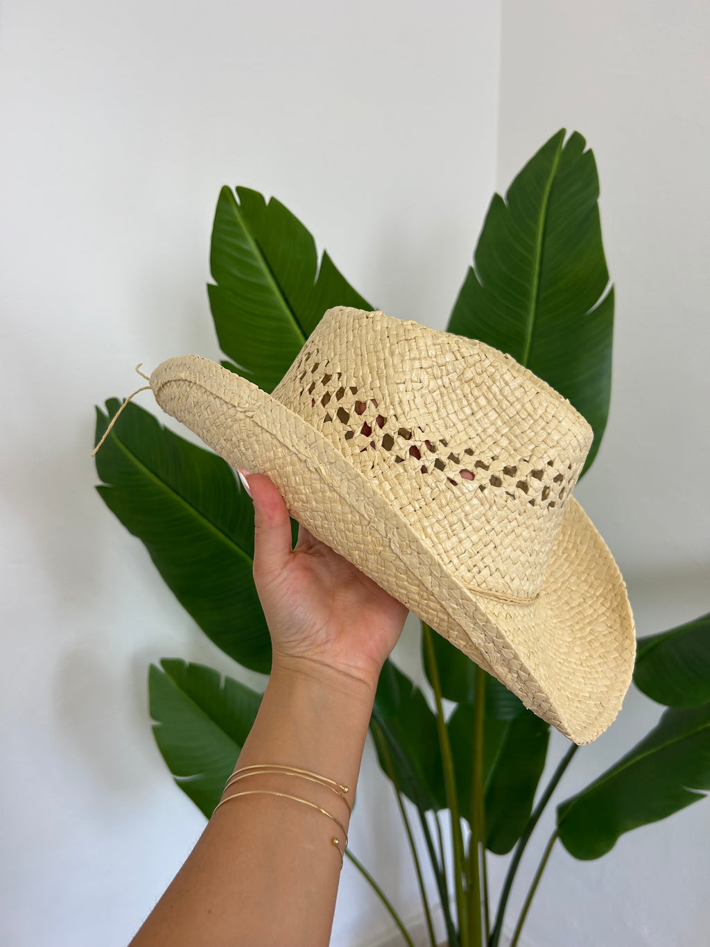 Cappello cowboy beige chiaro