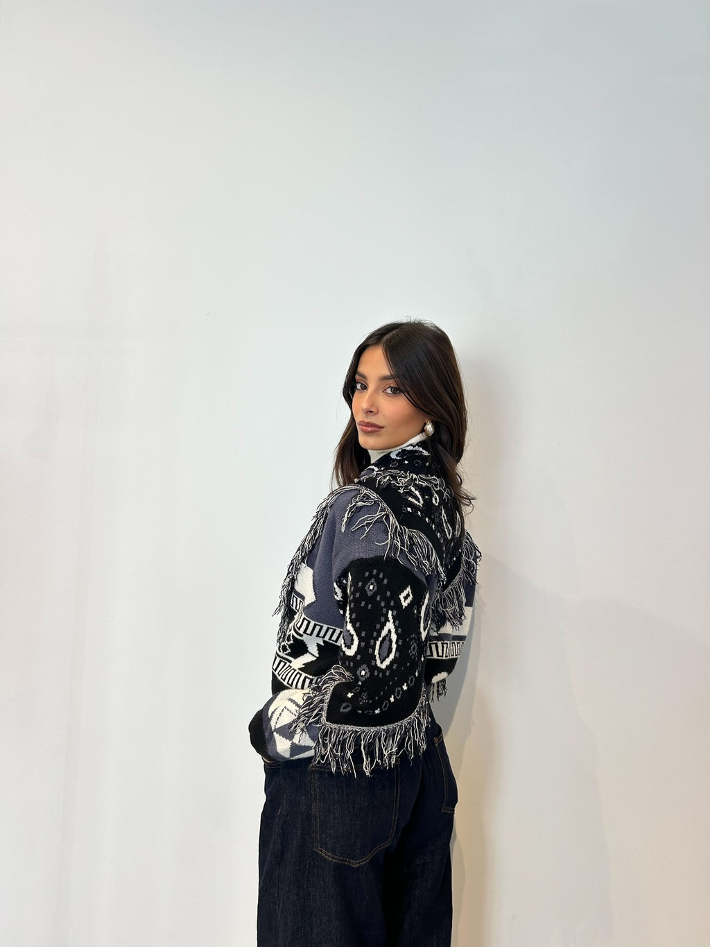 Pre order cardigan Tokyo corto blu