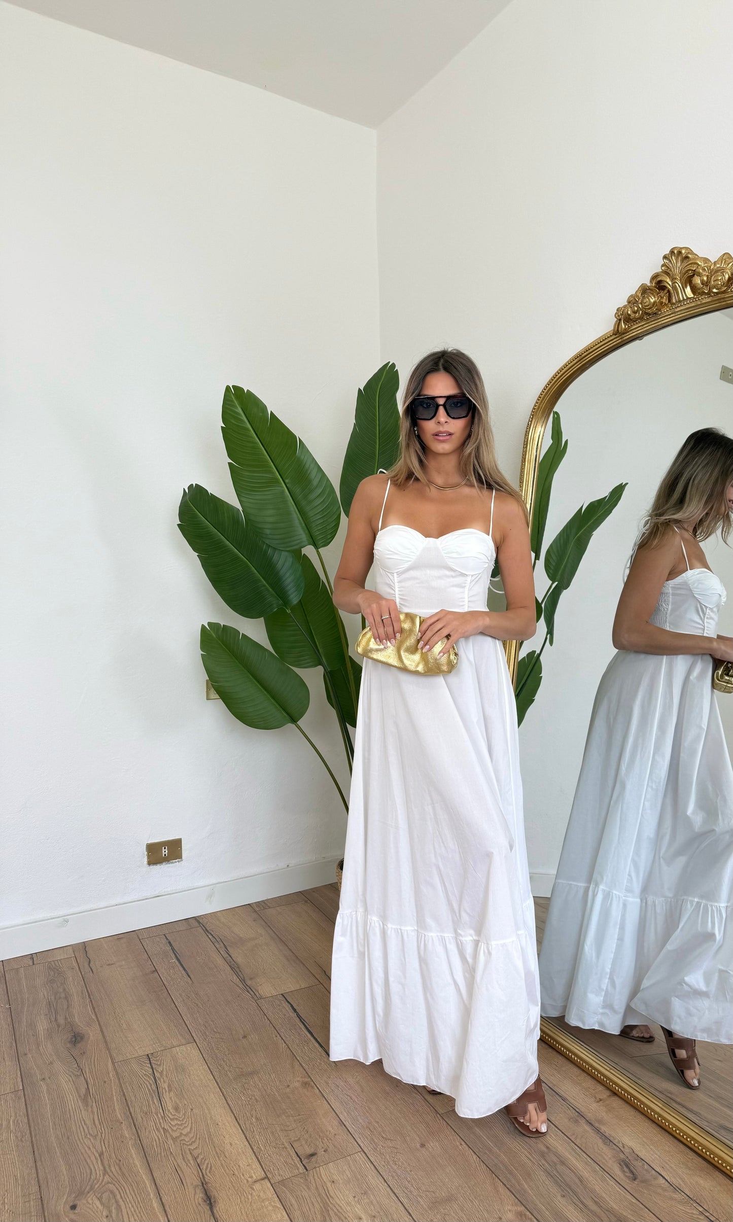 Abito Dolcevita bianco