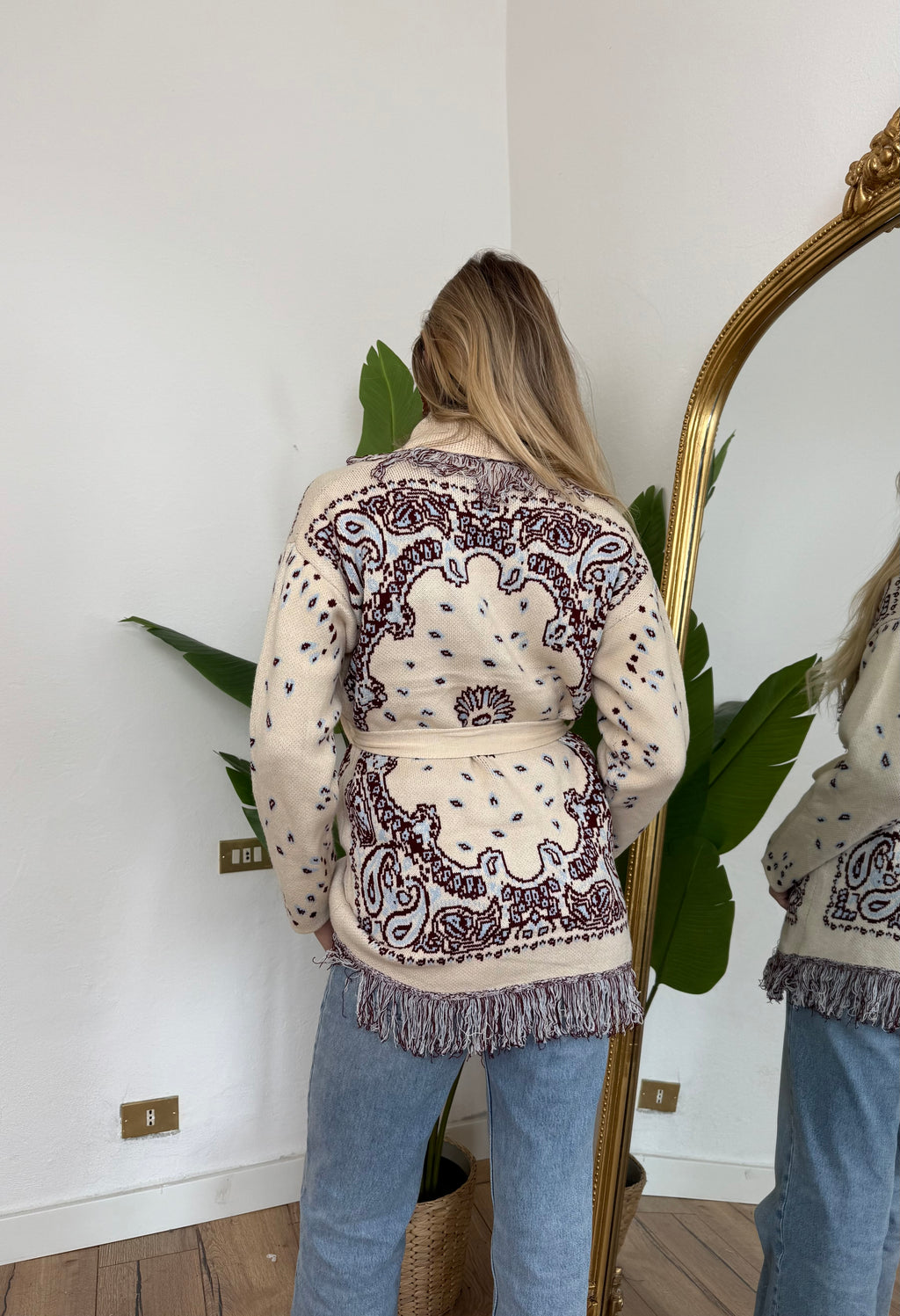 Pre-order Cardigan St.Moritz Panna