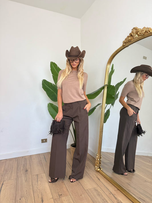 Pantalone Downtown Marrone