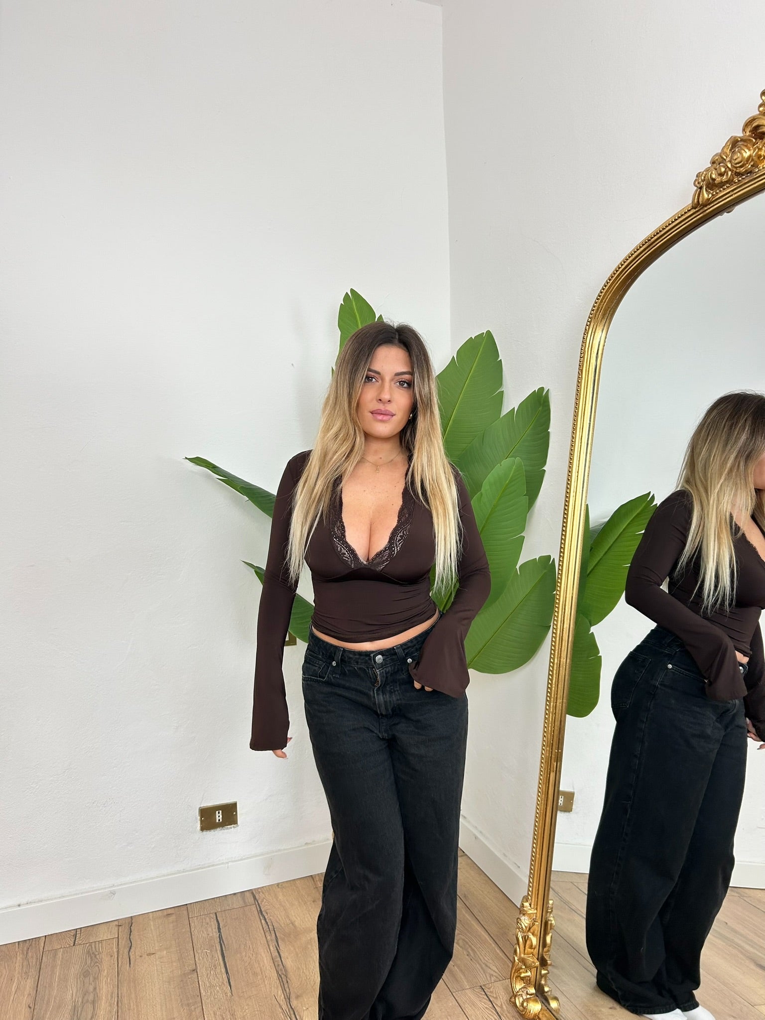 Top Jasmine marrone