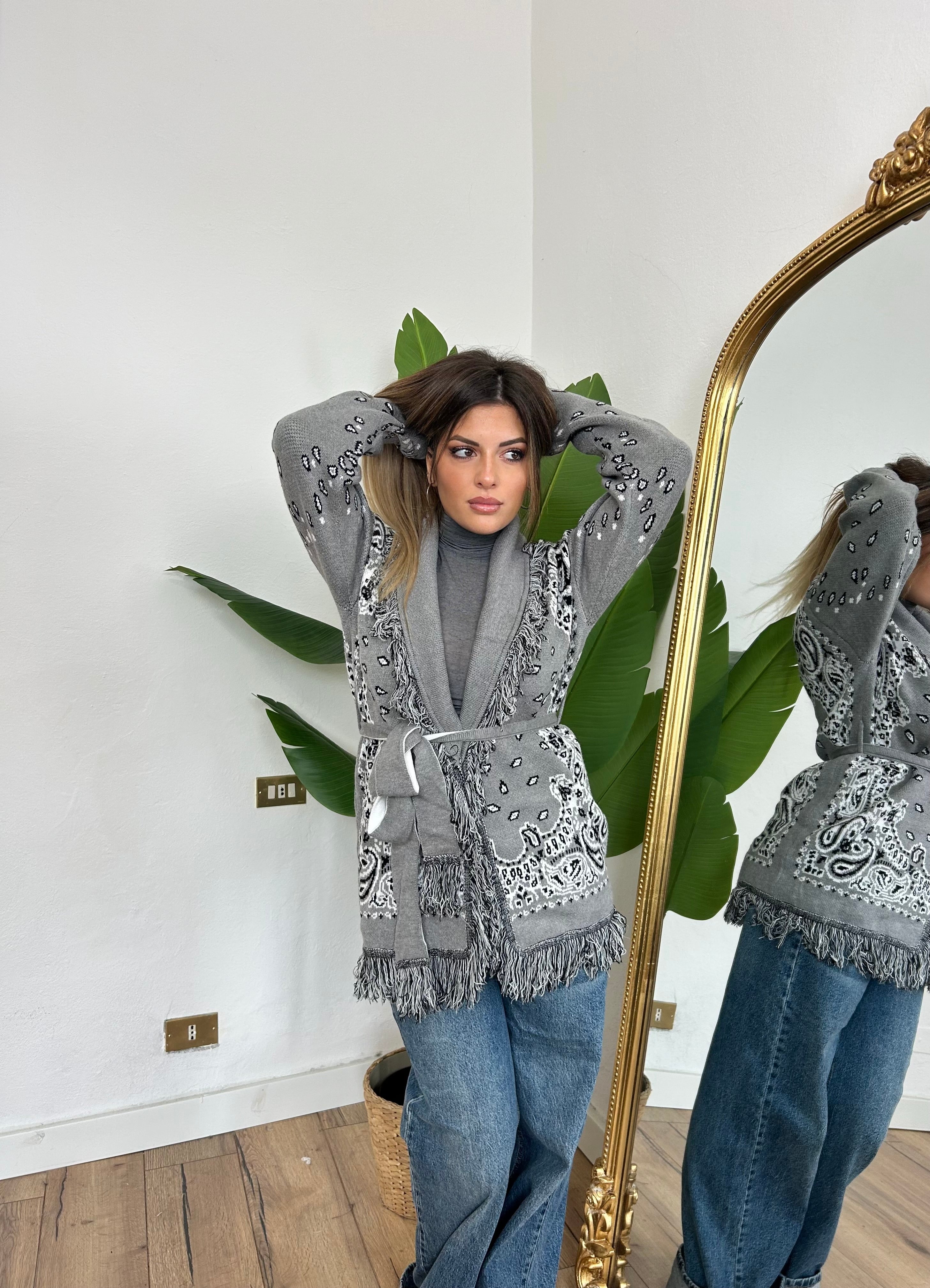 Pre order Cardigan St.Moritz Grigio