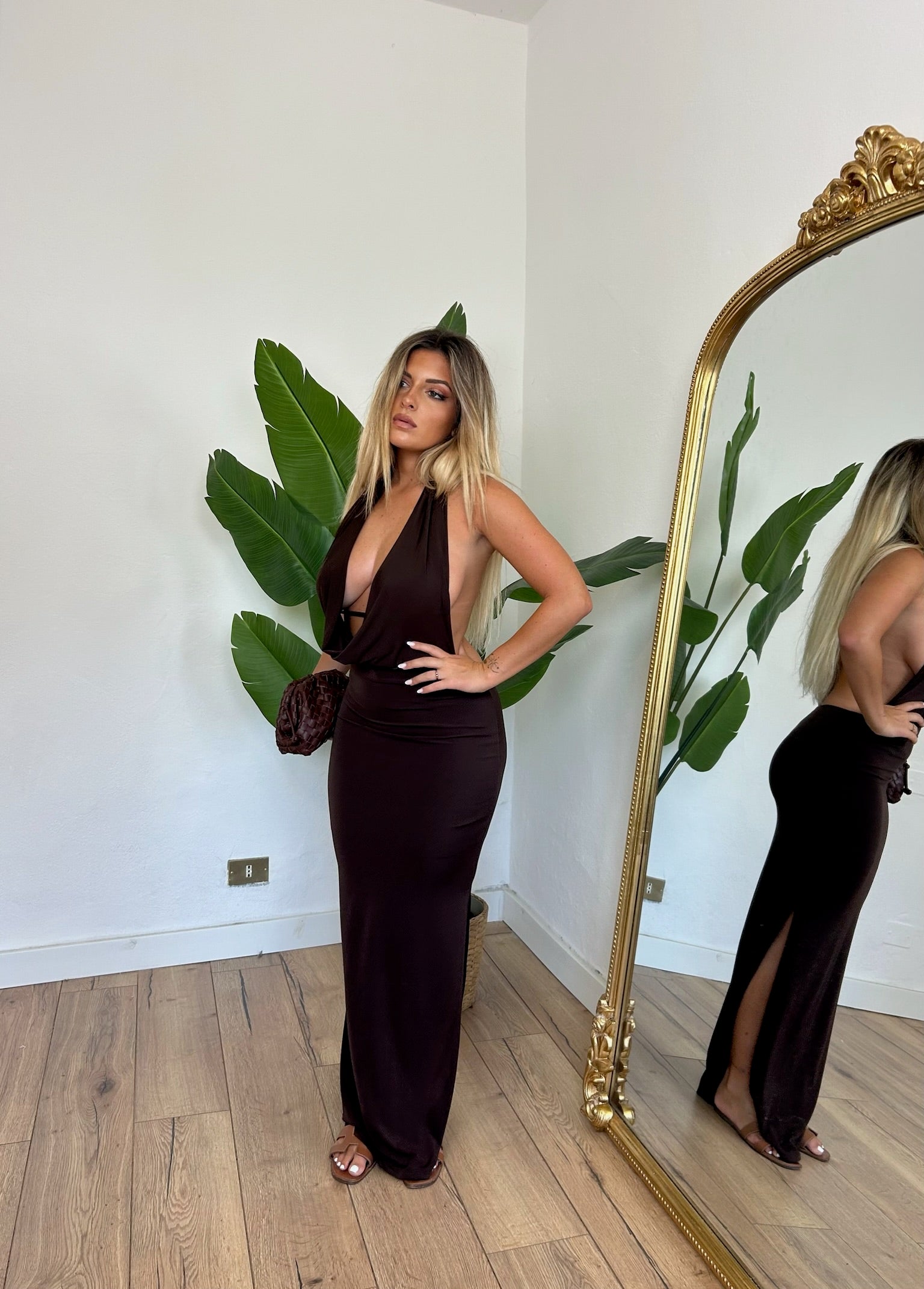 Abito Maldive marrone