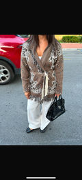 Pre Order Cardigan St. Moritz Taupe