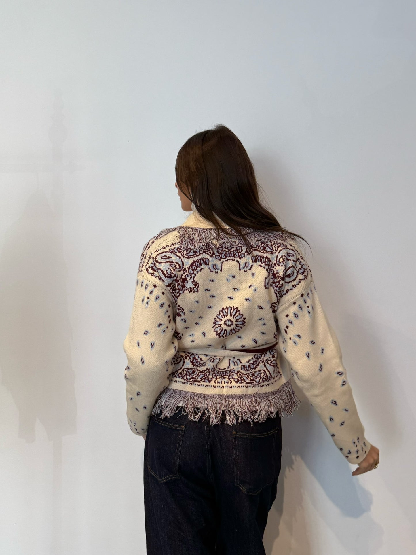 Pre order Cardigan St.Moritz corto panna