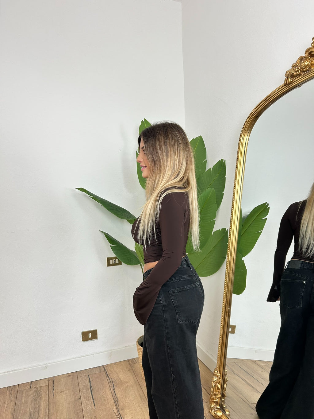 Top Jasmine marrone