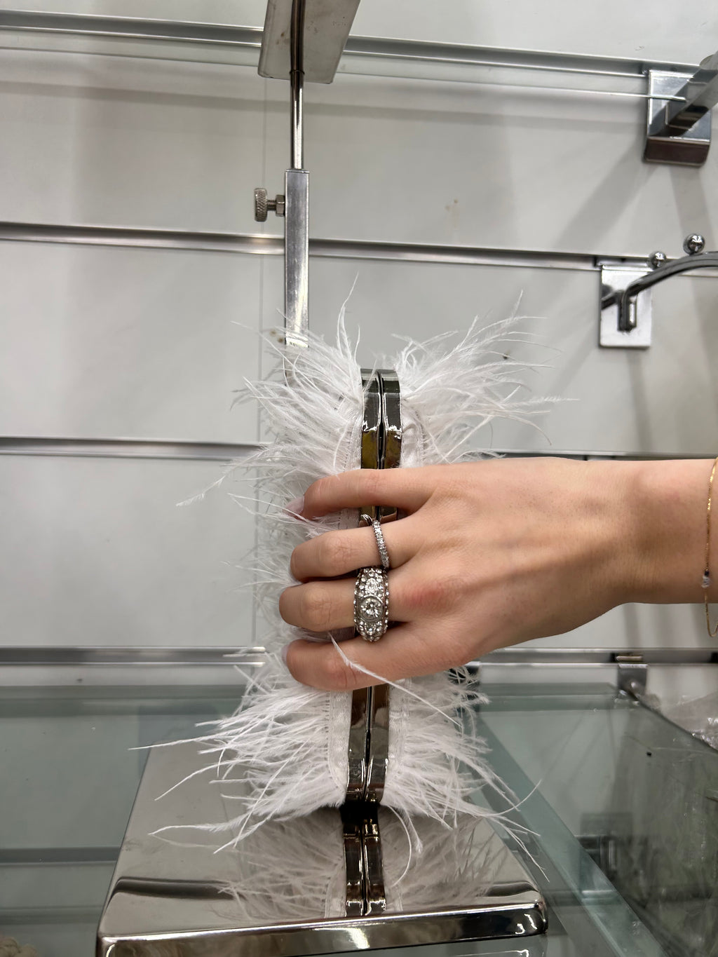 Pochette LUXURY - bianca