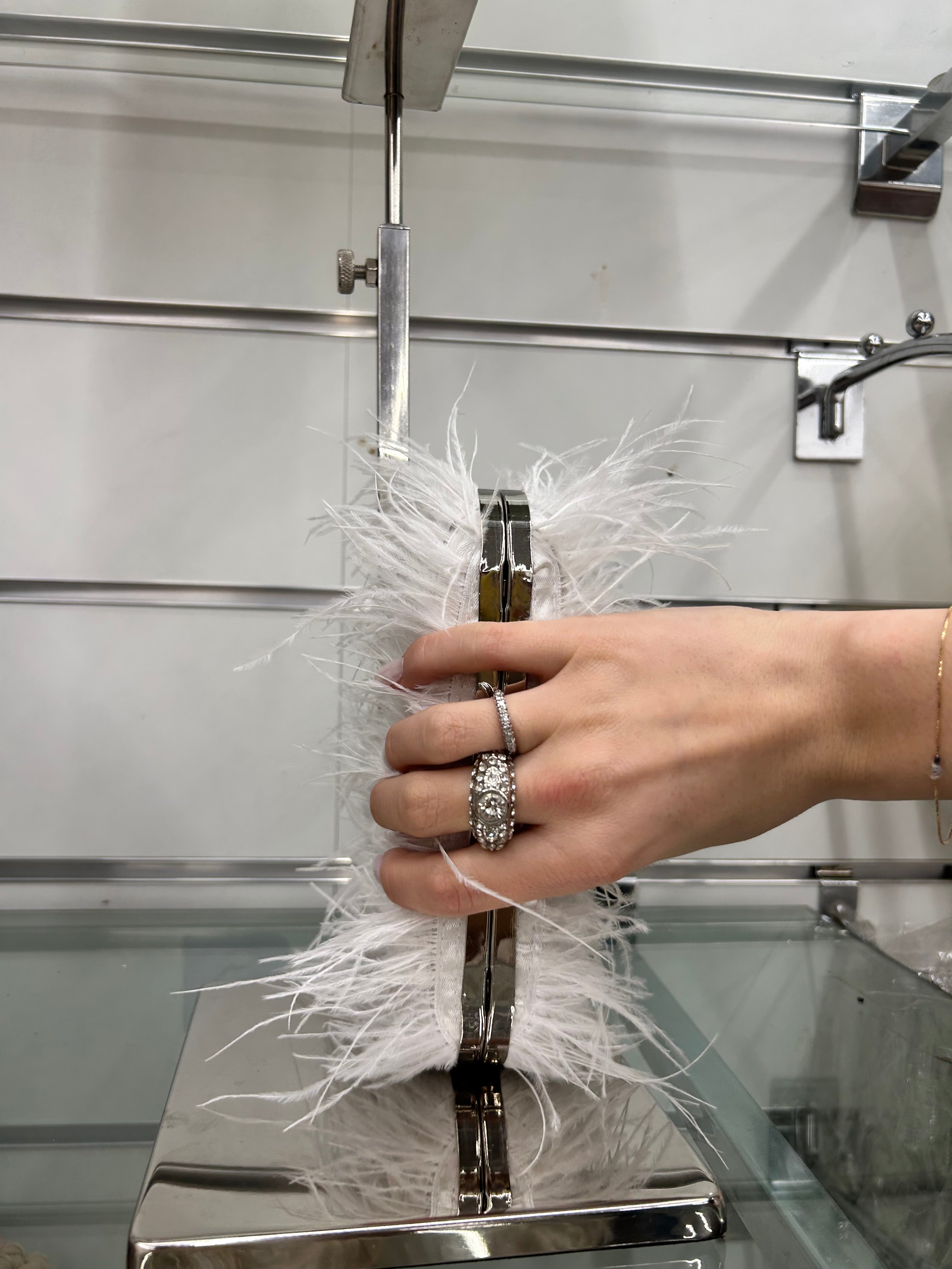 Pochette LUXURY - bianca