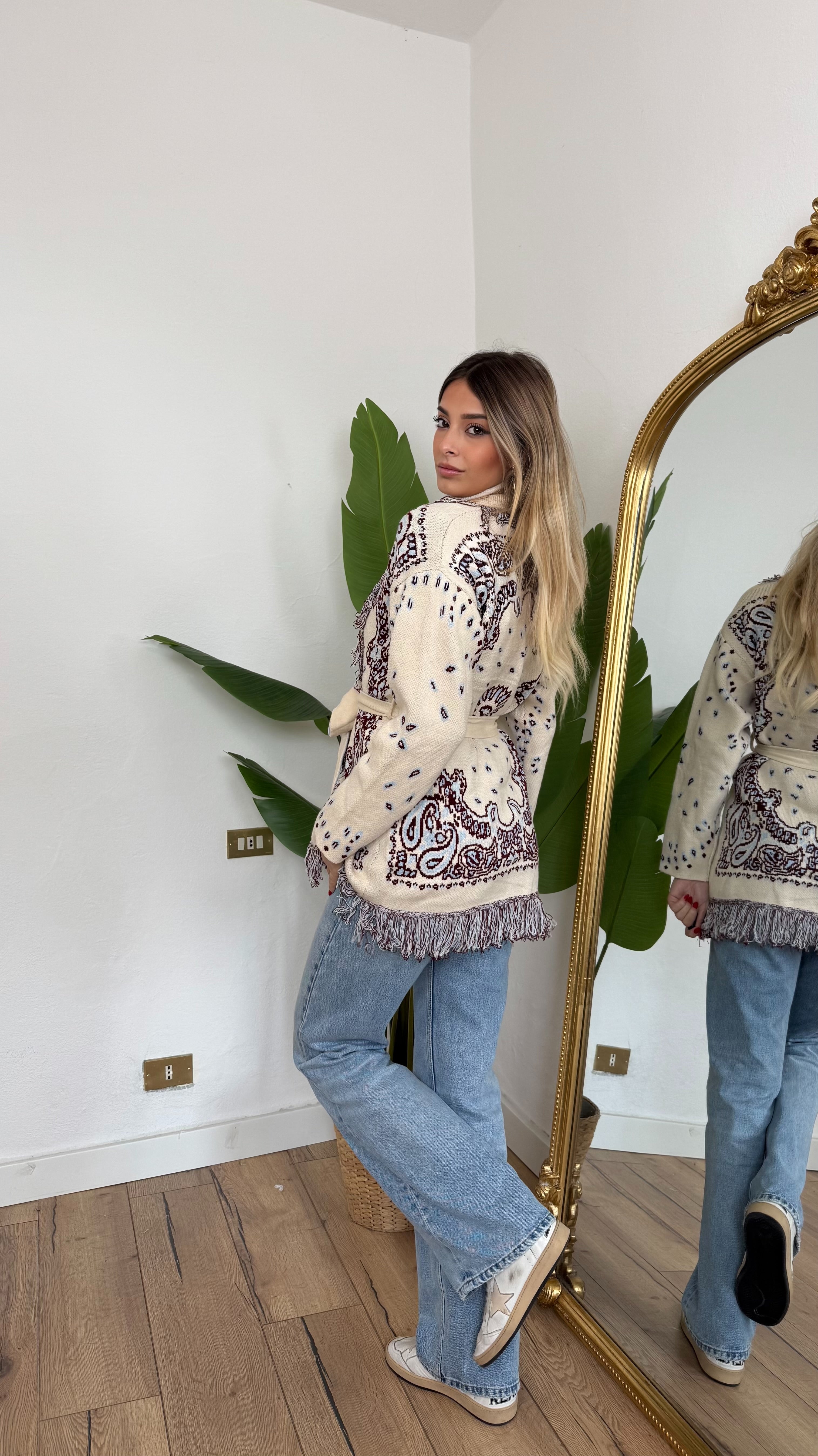 Pre-order Cardigan St.Moritz Panna