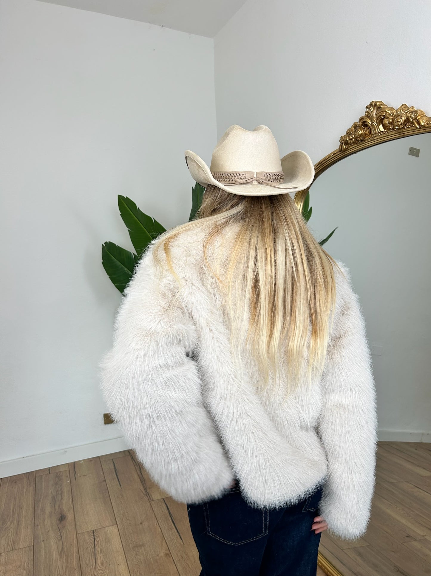 Pelliccia Courmayeur beige