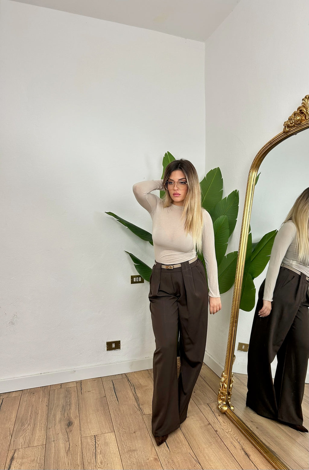 Pantalone Classy marrone