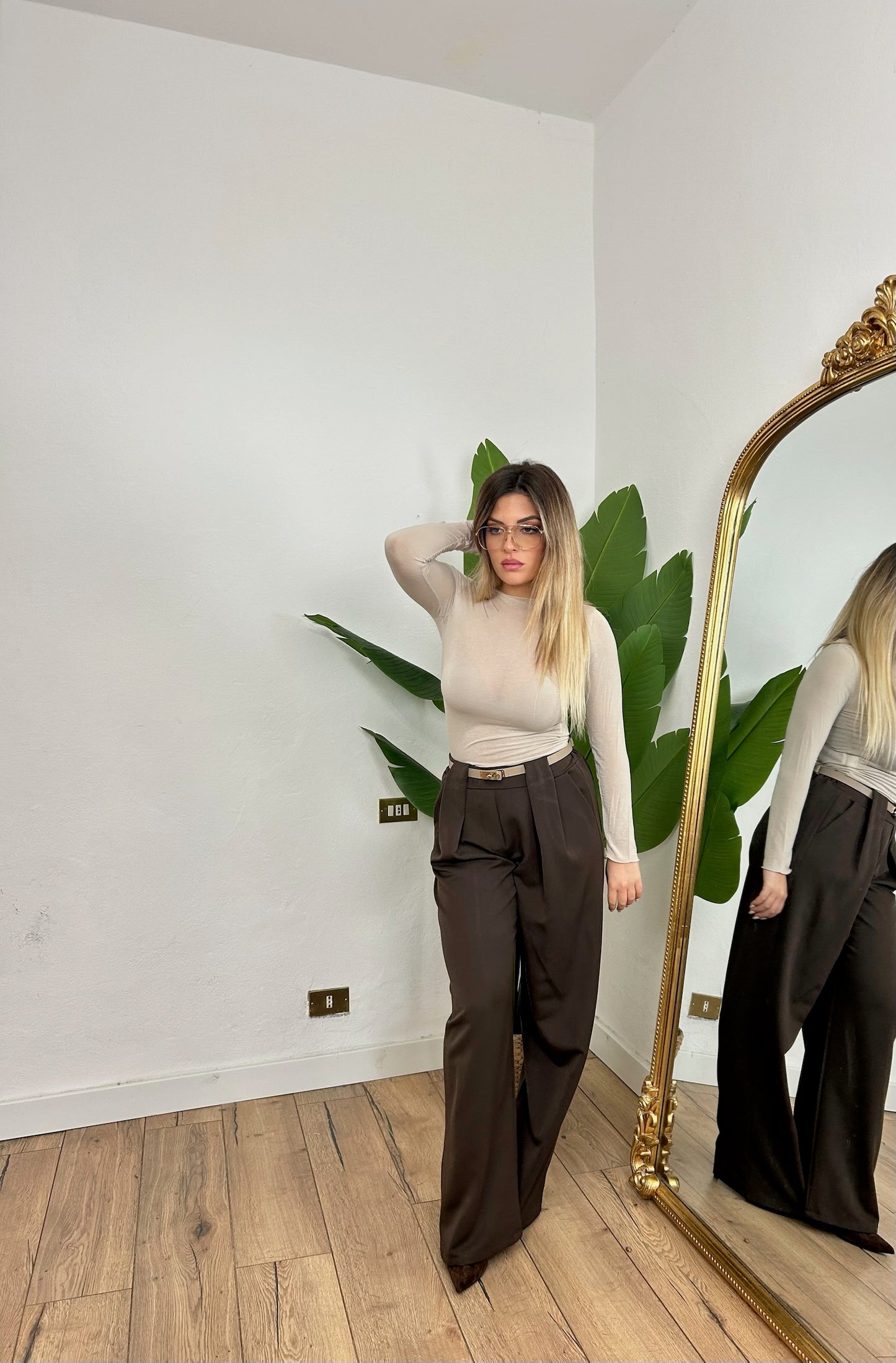 Pantalone Classy marrone