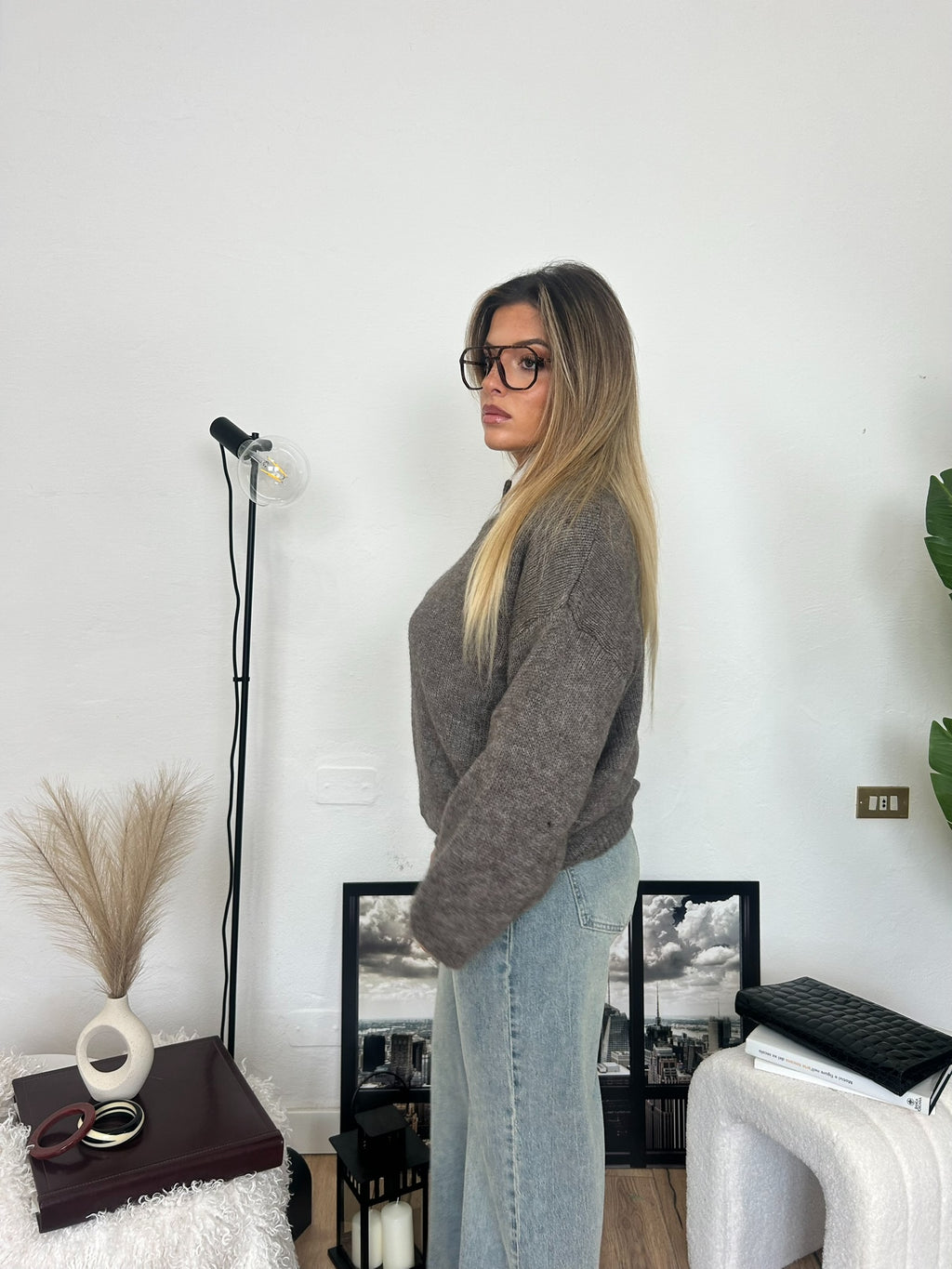 Maglione SOFT - tortora