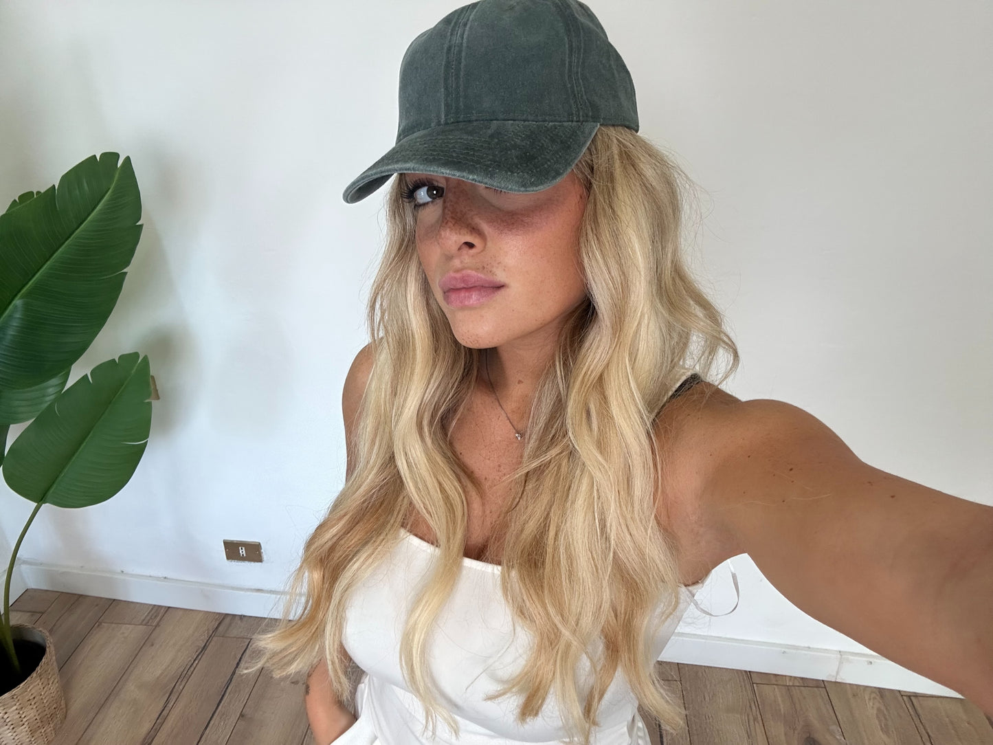 Cappello Vintage verde