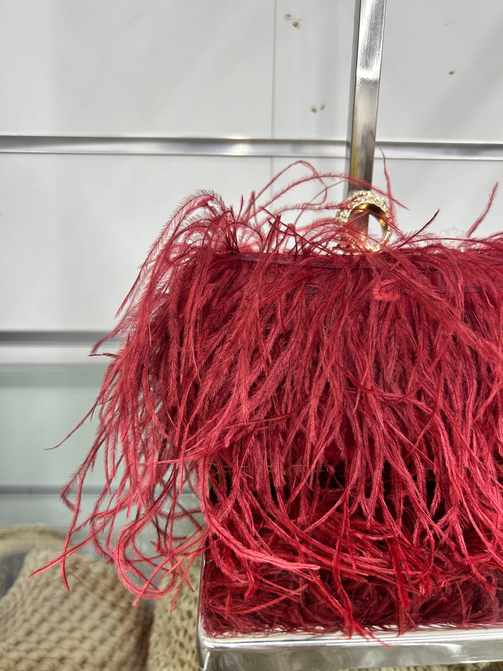 Pochette LUXURY - bordeaux