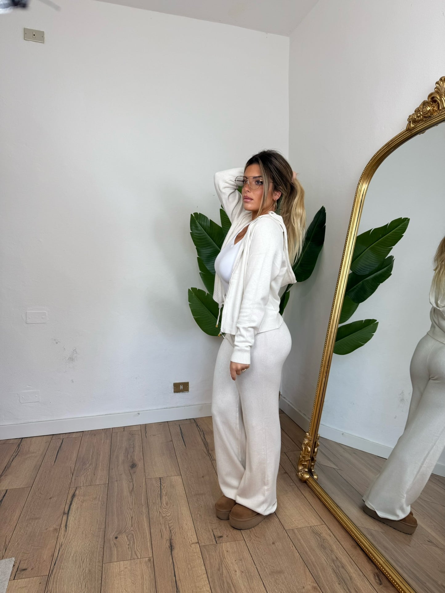 Coordinato Zip panna