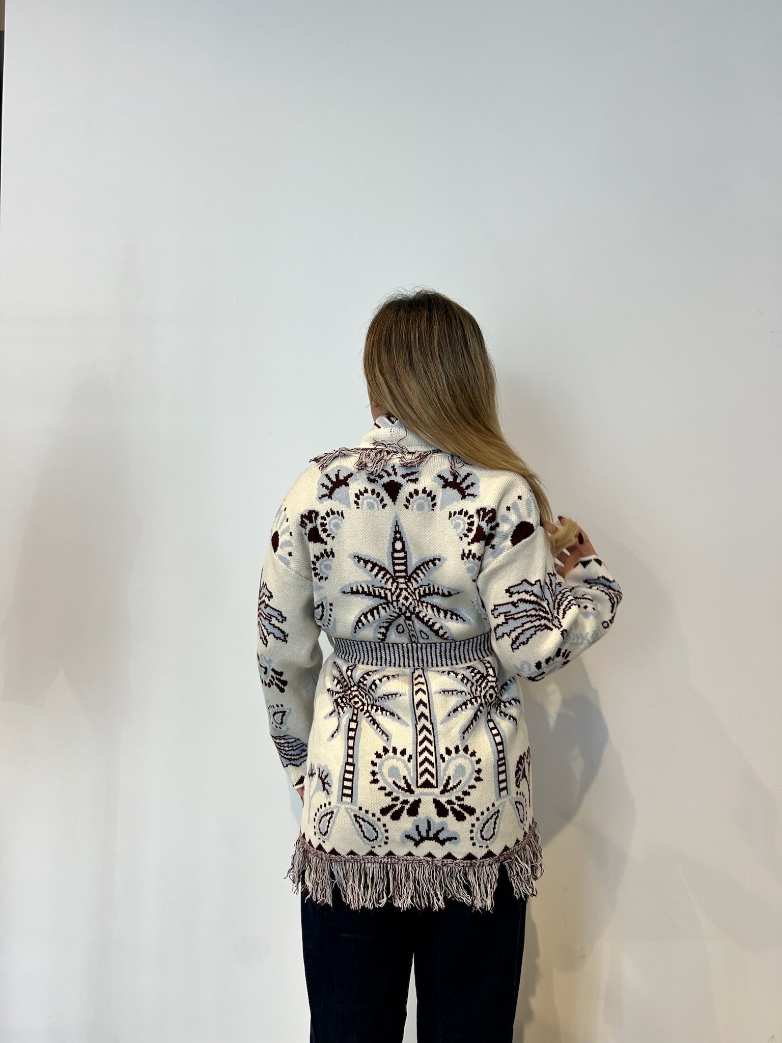 Pre order cardigan Cervinia panna