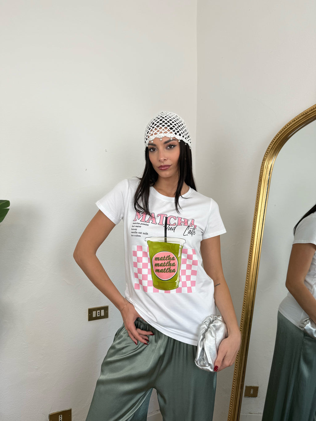 T-SHIRT - matcha latte