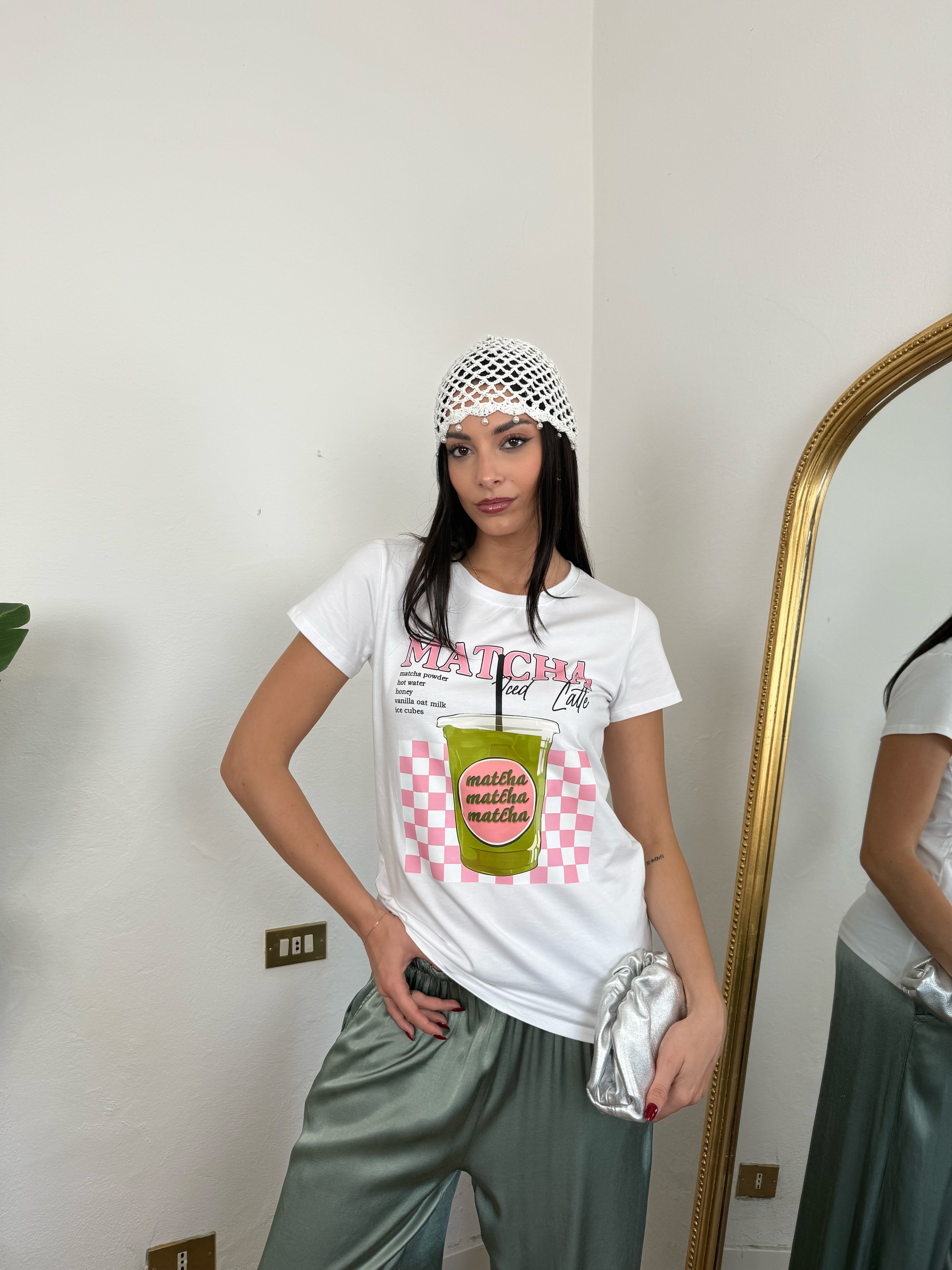 T-SHIRT - matcha latte