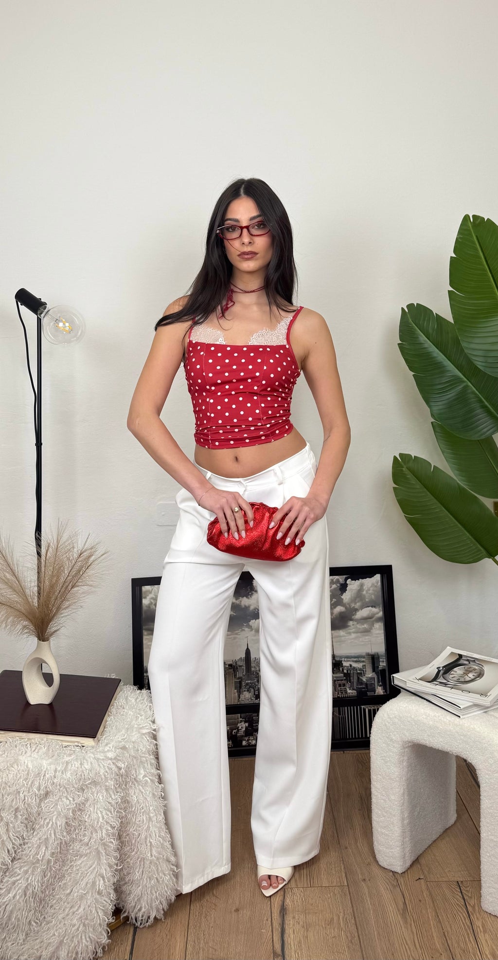 Top DOLLY - rosso