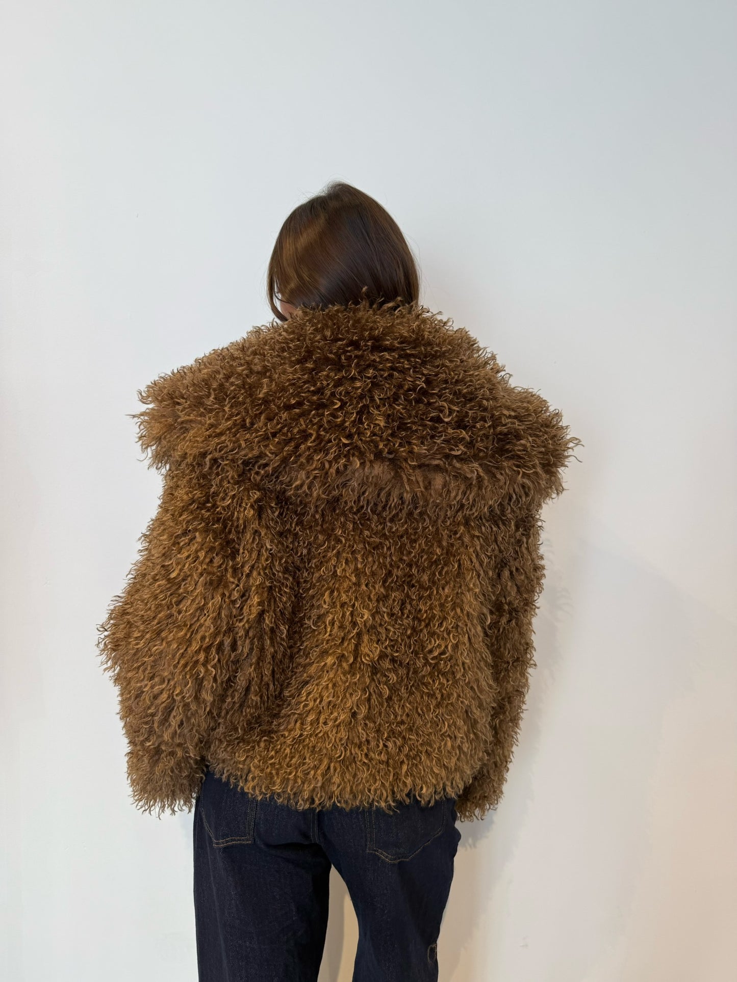 Eco Pelliccia Mongolia marrone