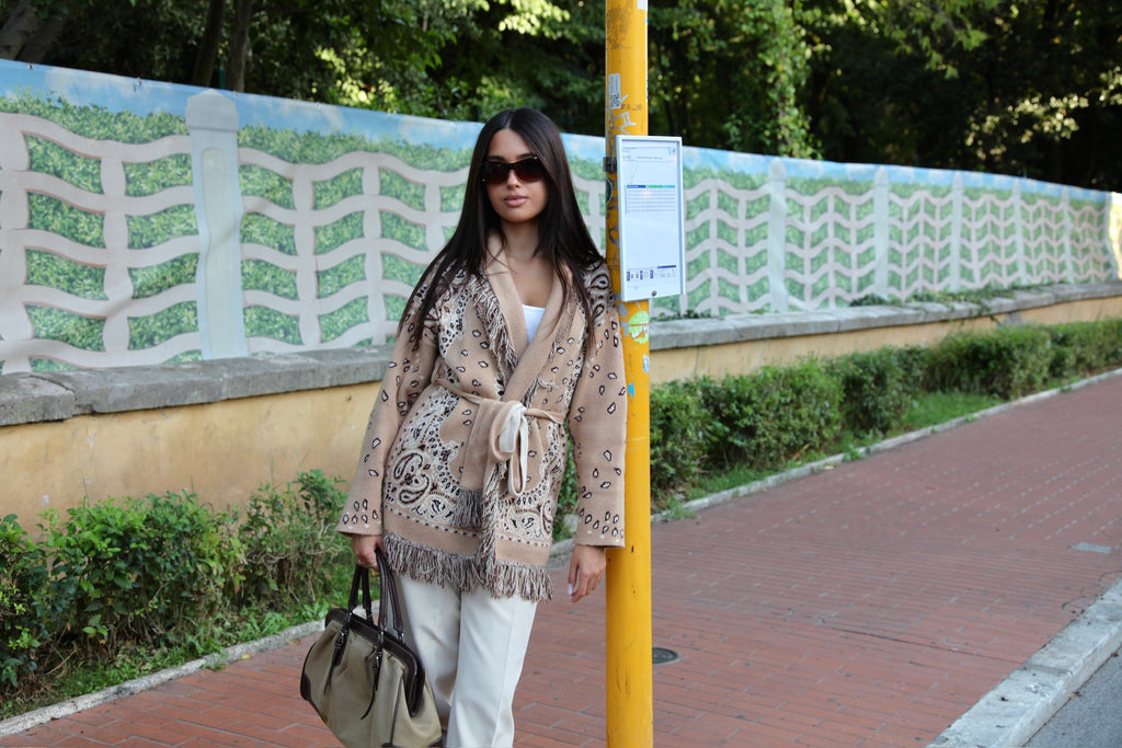Pre Order Cardigan St.Moritz Cammello