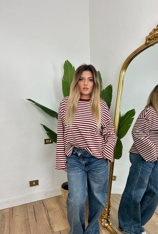 Maglia Kiki bordeaux