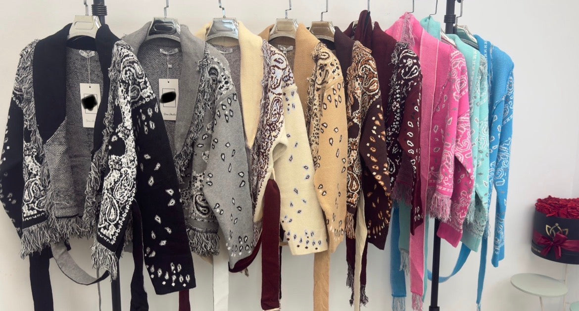 Pre order cardigan St.moritz corto turchese