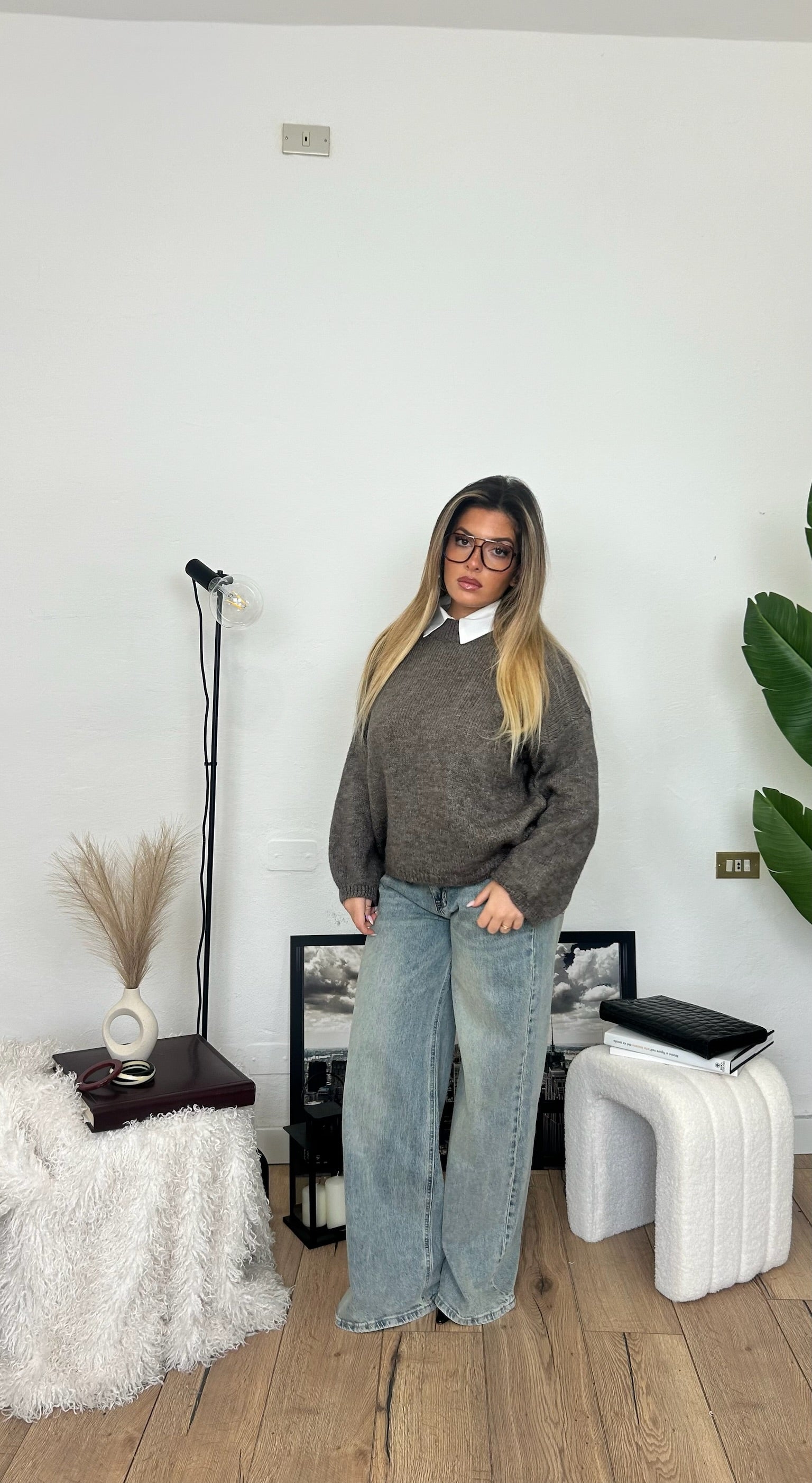 Maglione SOFT - tortora