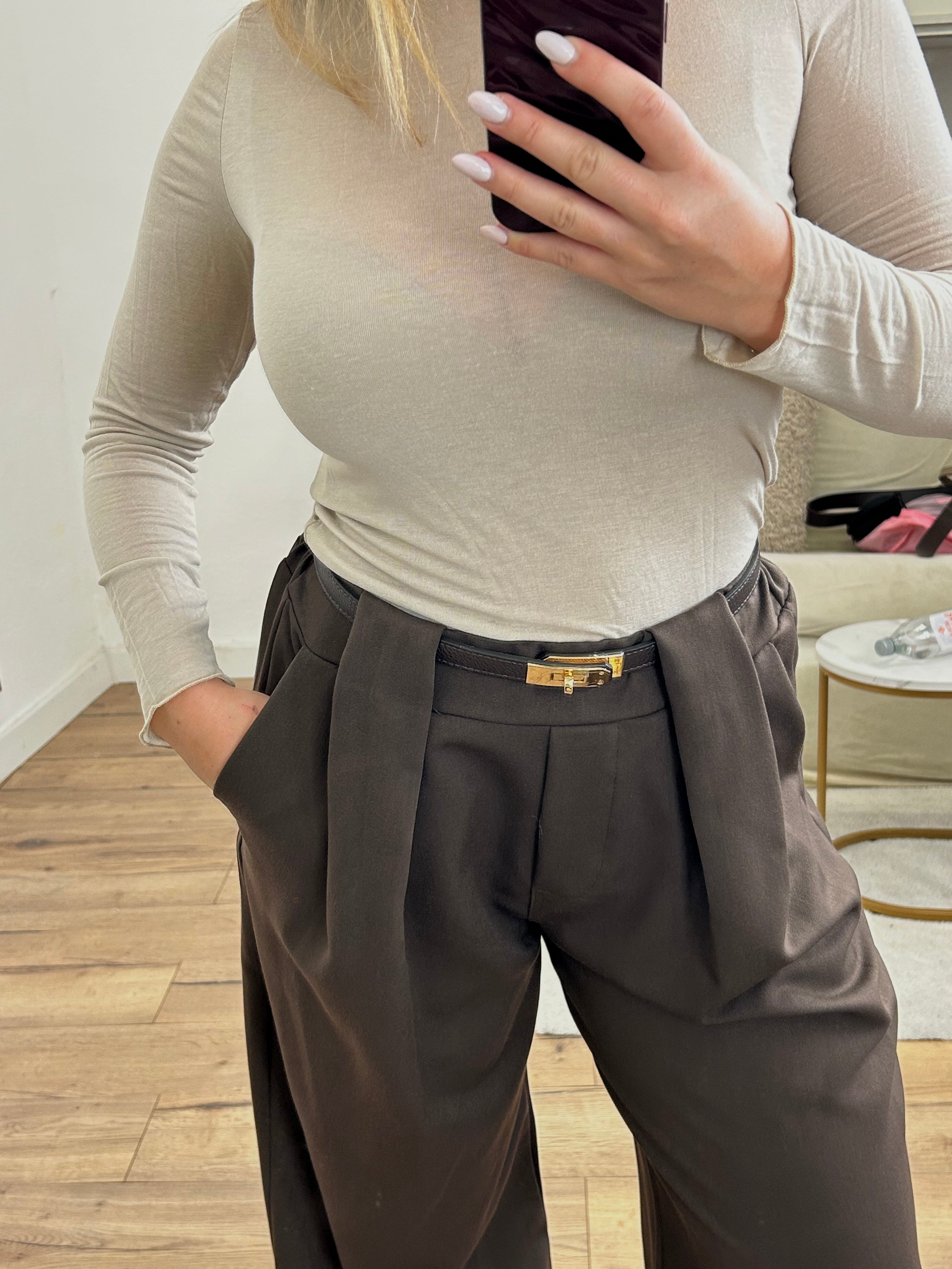 Cintura Classy marrone