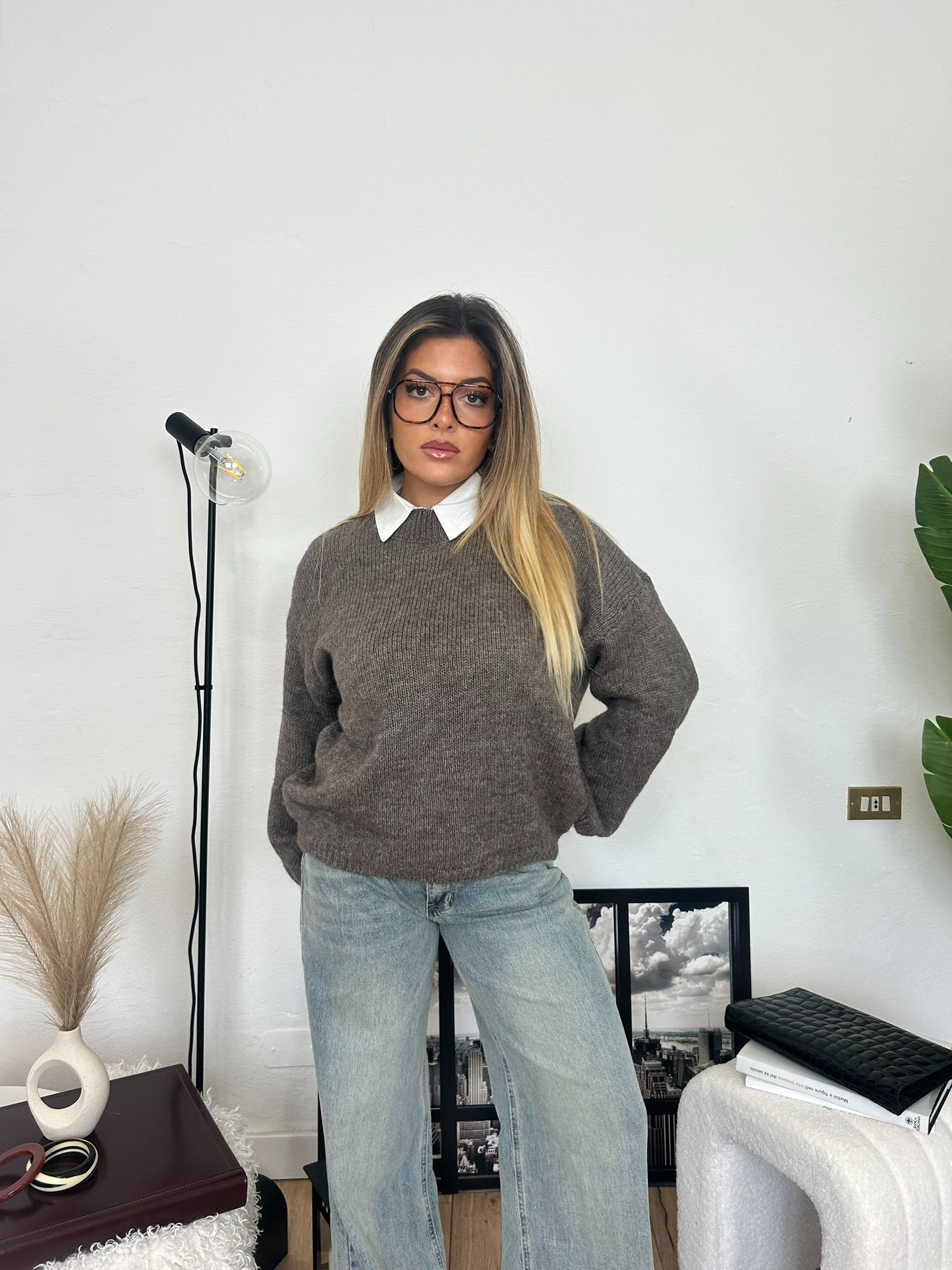 Maglione SOFT - tortora