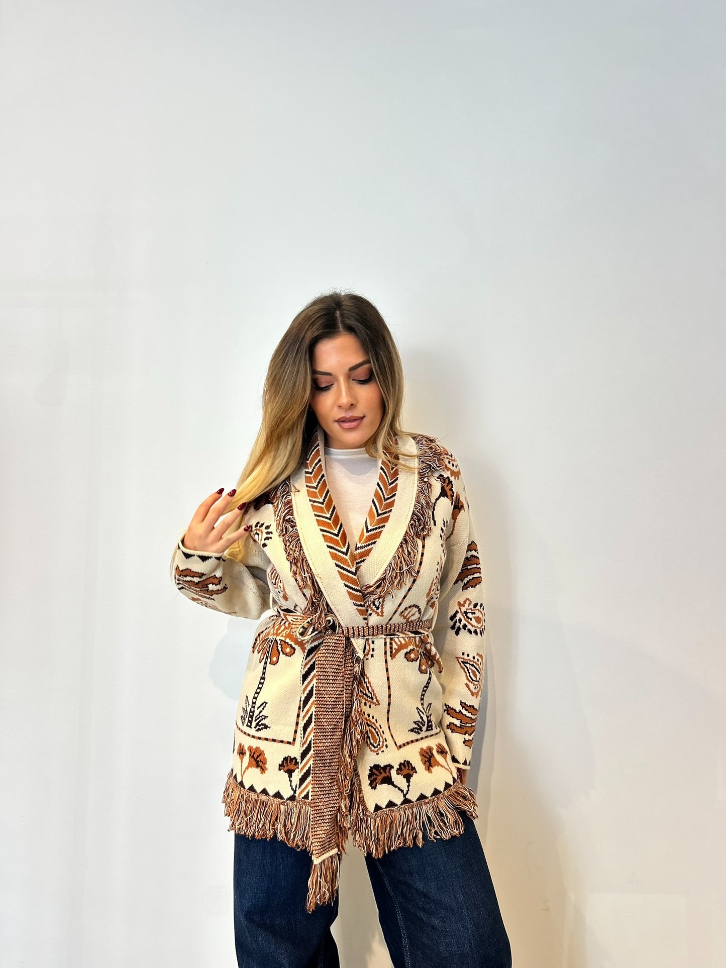 Pre order cardigan Cervinia beige