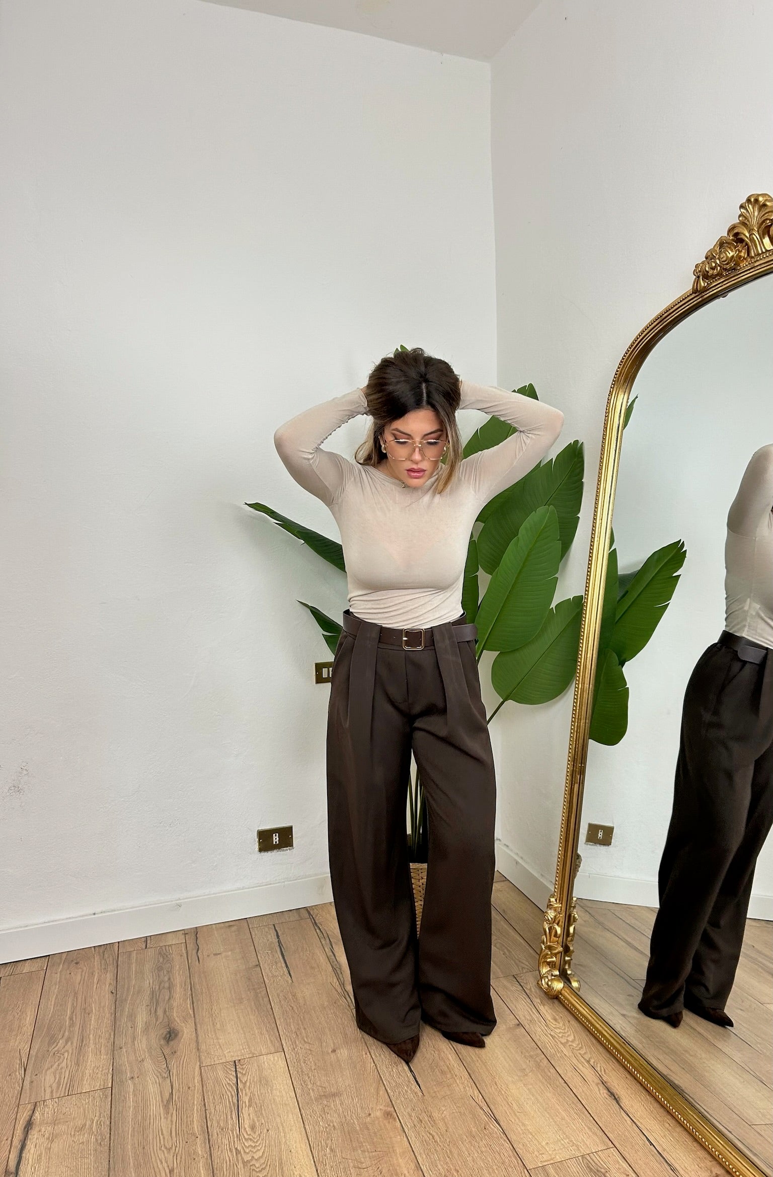 Pantalone Classy marrone