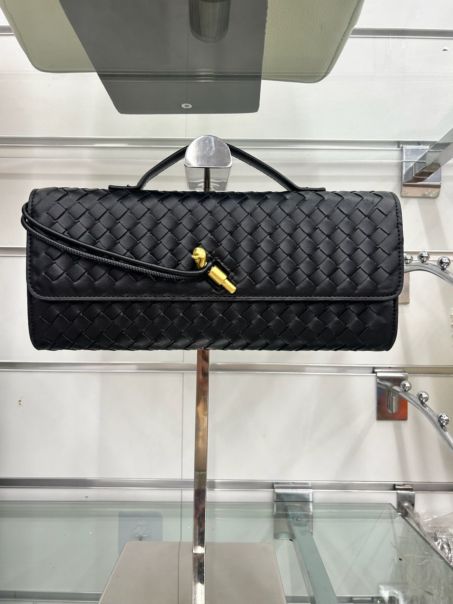 Borsa INTERLACE - nera