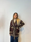 Pre order cardigan Cervinia marrone